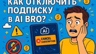 AI Bro списывает деньги: как отключить подписку, автоплатёж и удалить аккаунт