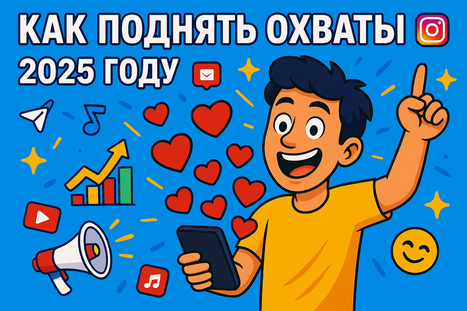 Как поднять охваты в Instagram* в 2025 и не дать аккаунту упасть в алгоритмах