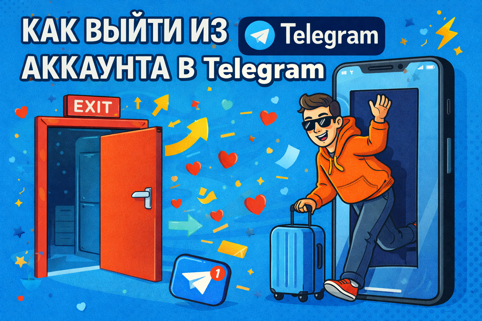 Как выйти из Telegram на всех устройствах и полностью закрыть доступ к аккаунту