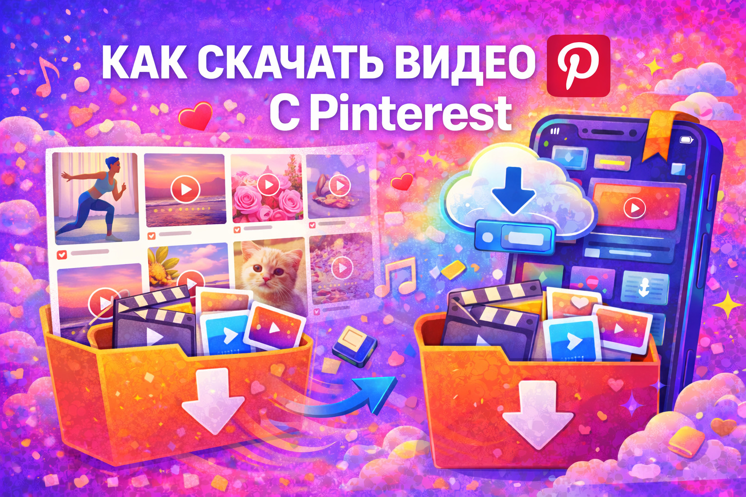Как скачивать видео с Pinterest: онлайн, через бота и приложения