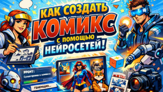 Как сделать комикс в нейросети: собрали топ сервисов