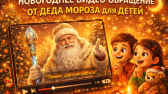 Новогоднее видео с Дедом Морозом: как создать поздравление ребёнку с голосом и без монтажа