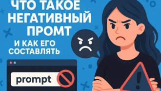 Негативный промт: что это такое и как правильно его составлять