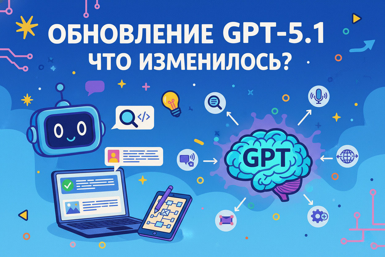 Обновление GPT-5.1: что изменилось и стоит ли переходить на новую версию