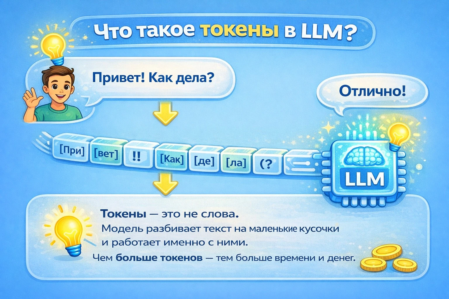 схема как работают токены