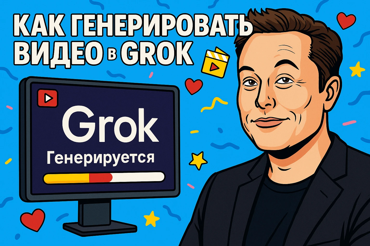 Grok: генерация видео в нейросети от Илона Маска — полный гайд по созданию видеороликов