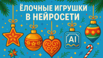 Тренд декабря 2025: ИИ превращает любое фото в новогоднюю елочную игрушку