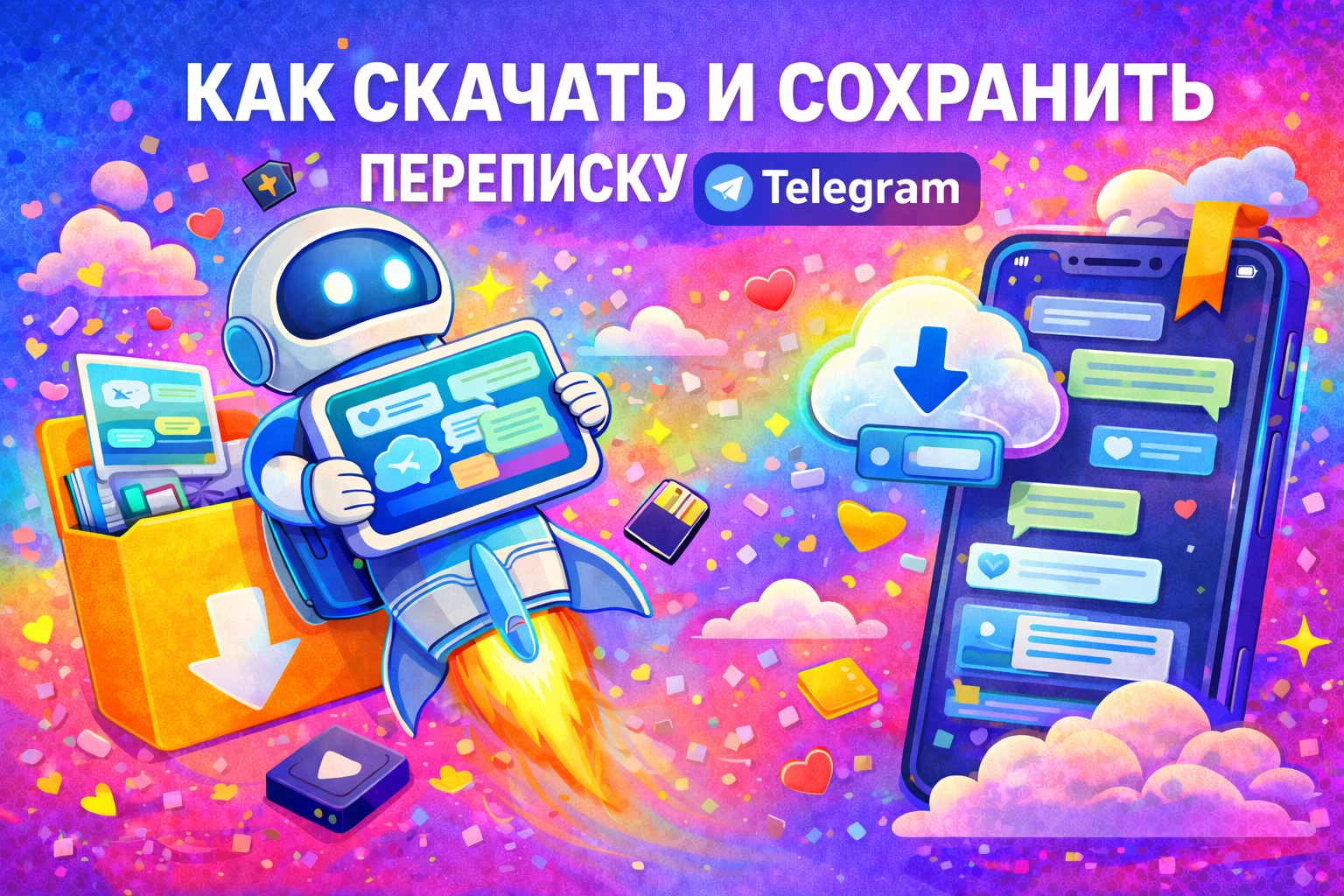 Как скачать переписку из Telegram и сохранить историю навсегда