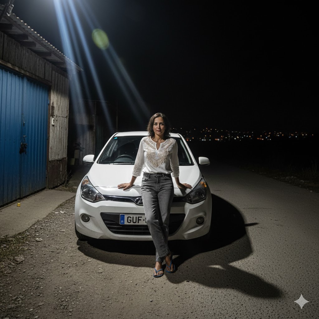 фотография с автомобилем