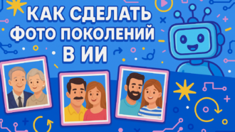 Семейный тренд: как сделать портрет поколений с помощью нейросети