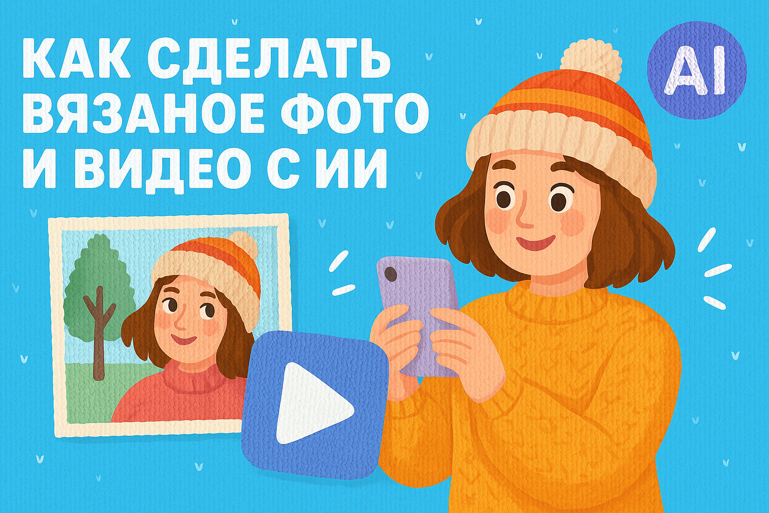 Вязаный тренд 2025: как сделать вязаные фото и видео, и какие промты работают лучше всего