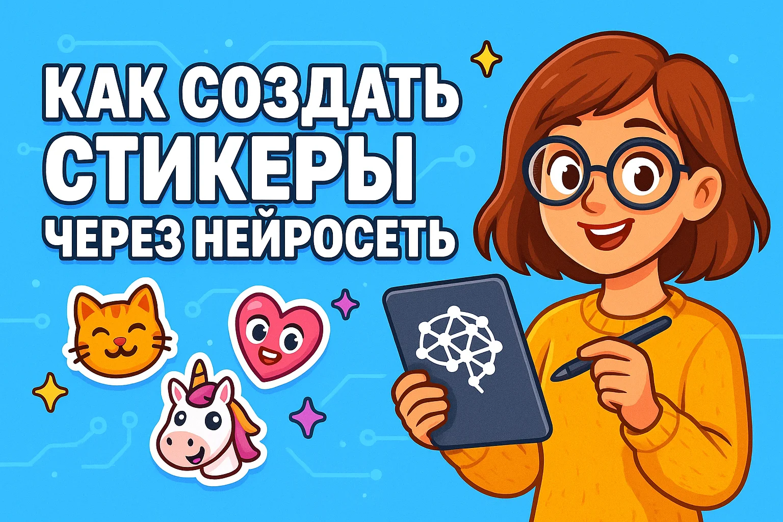 Как создать стикеры через нейросеть: полный и понятный разбор для новичков
