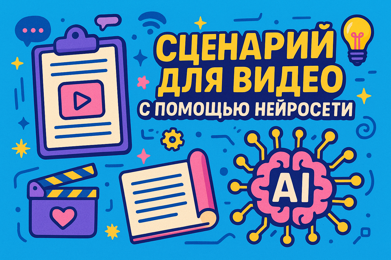 Нейросеть-сценарист 2025: как создать сценарий для видео, рилса или фильма с ИИ