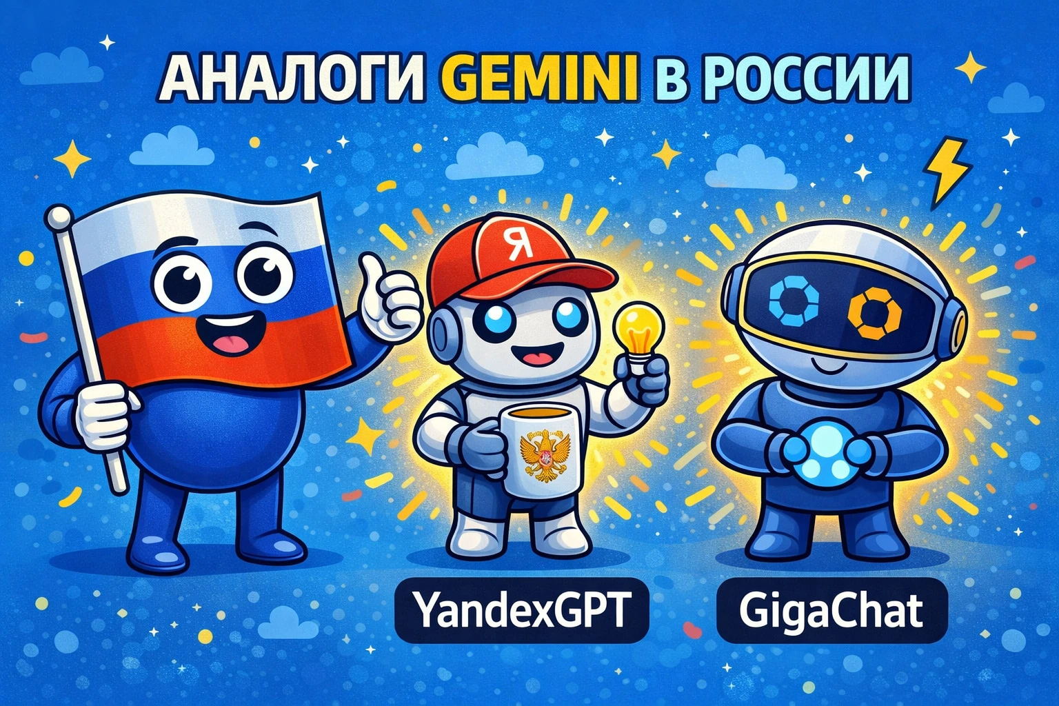 Аналоги Gemini: чем заменить Google Gemini в России