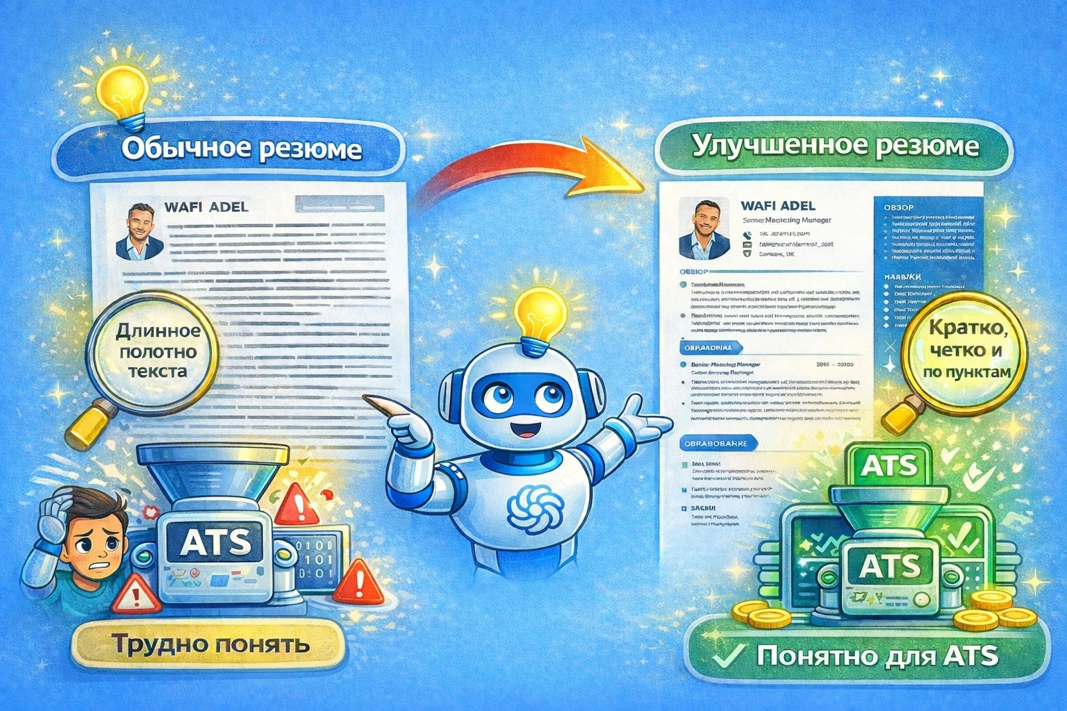 помощь ии в написании резюме