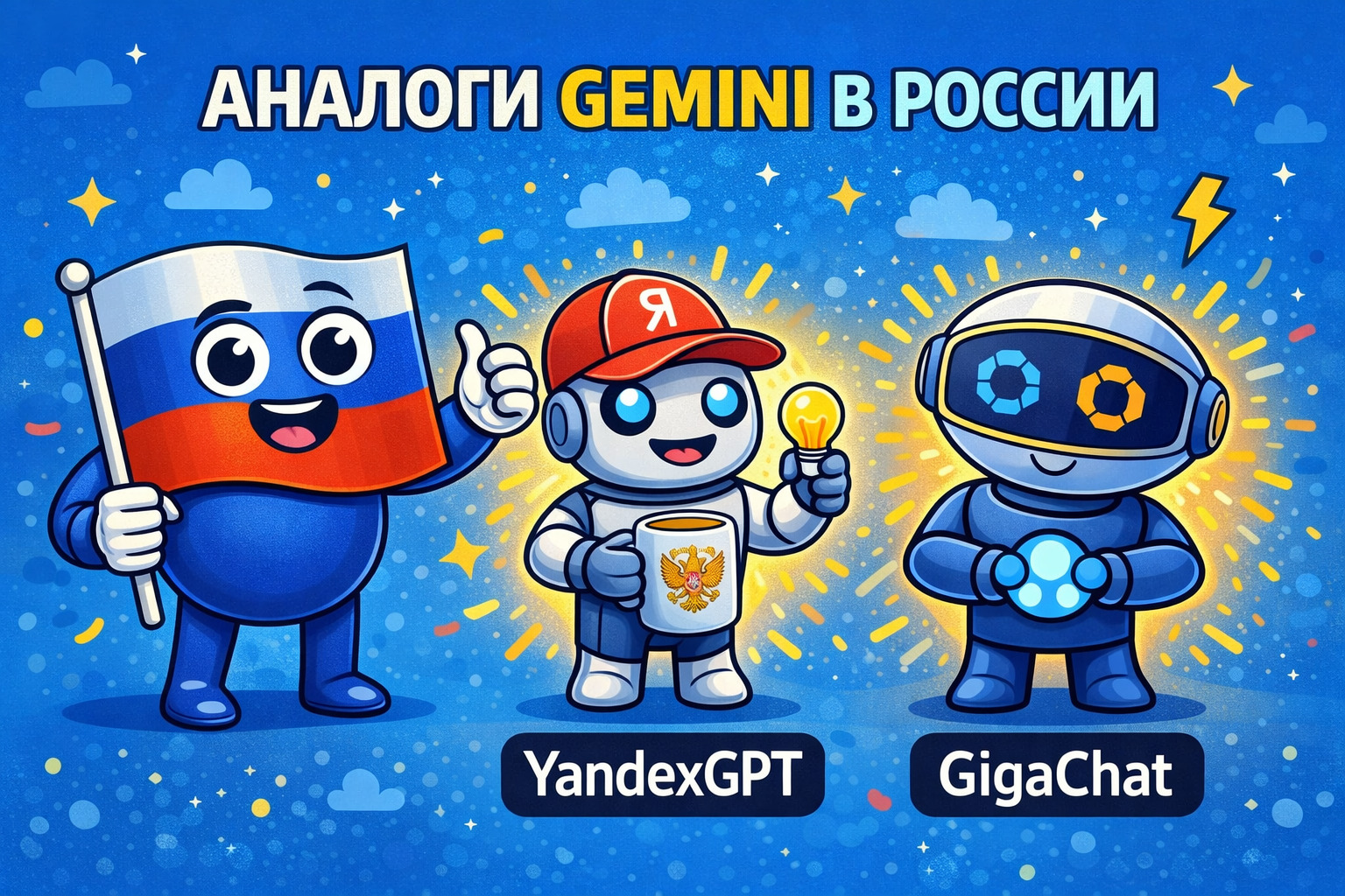 Аналоги Gemini: чем заменить Google Gemini в России
