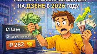 Сколько реально заработать на Дзене: монетизация статей и видео