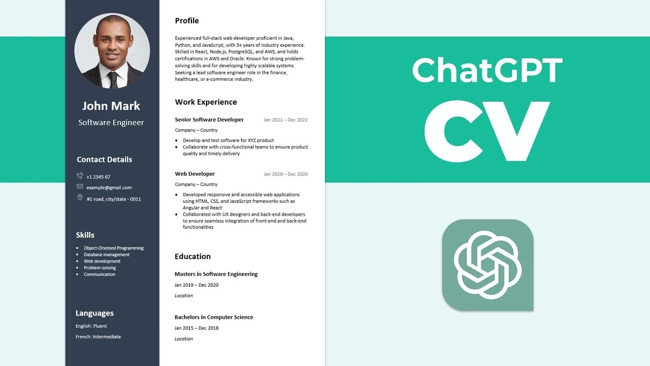 cv от chatgpt
