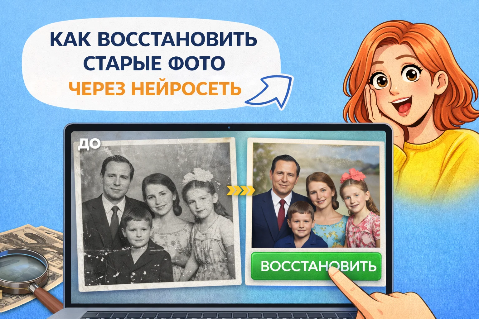 Как восстановить старые фото через нейросеть: подробный разбор для обычного пользователя