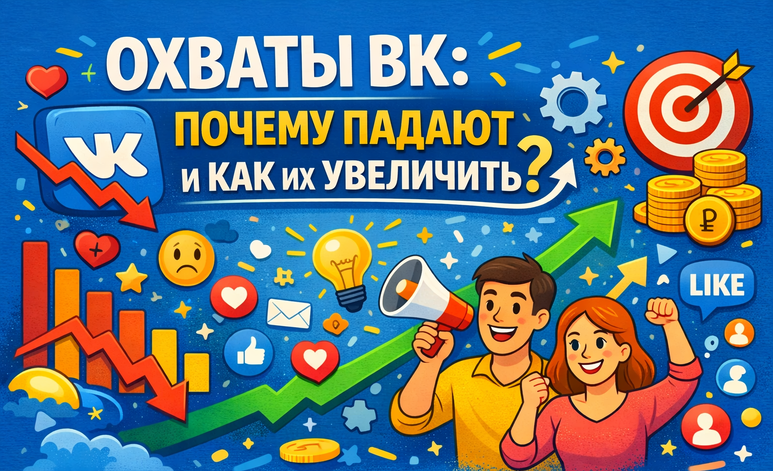 Как сообществам поднять охваты и выжить в Вконтакте в 2026?