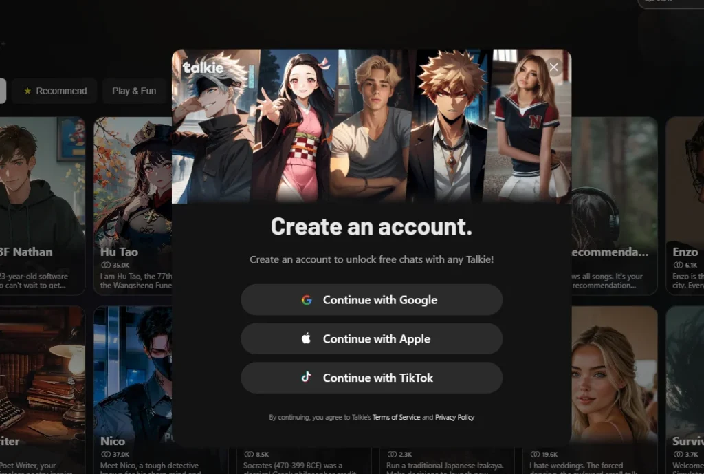 Talkie AI