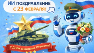 ИИ-поздравление с 23 февраля: как сделать открытку, текст и фото с помощью нейросети