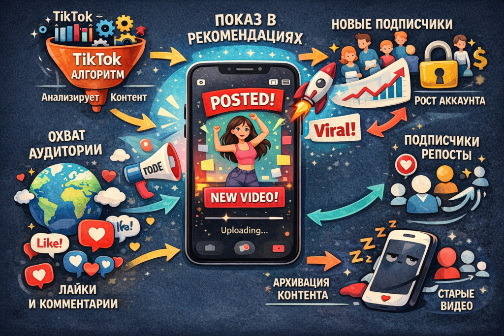 Как выкладывать TikTok в России в 2026 году: полный разбор