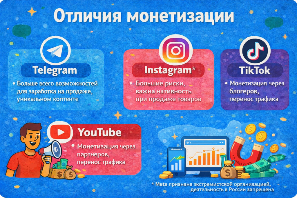 Как зарабатывать в соцсетях без вложений в 2026?