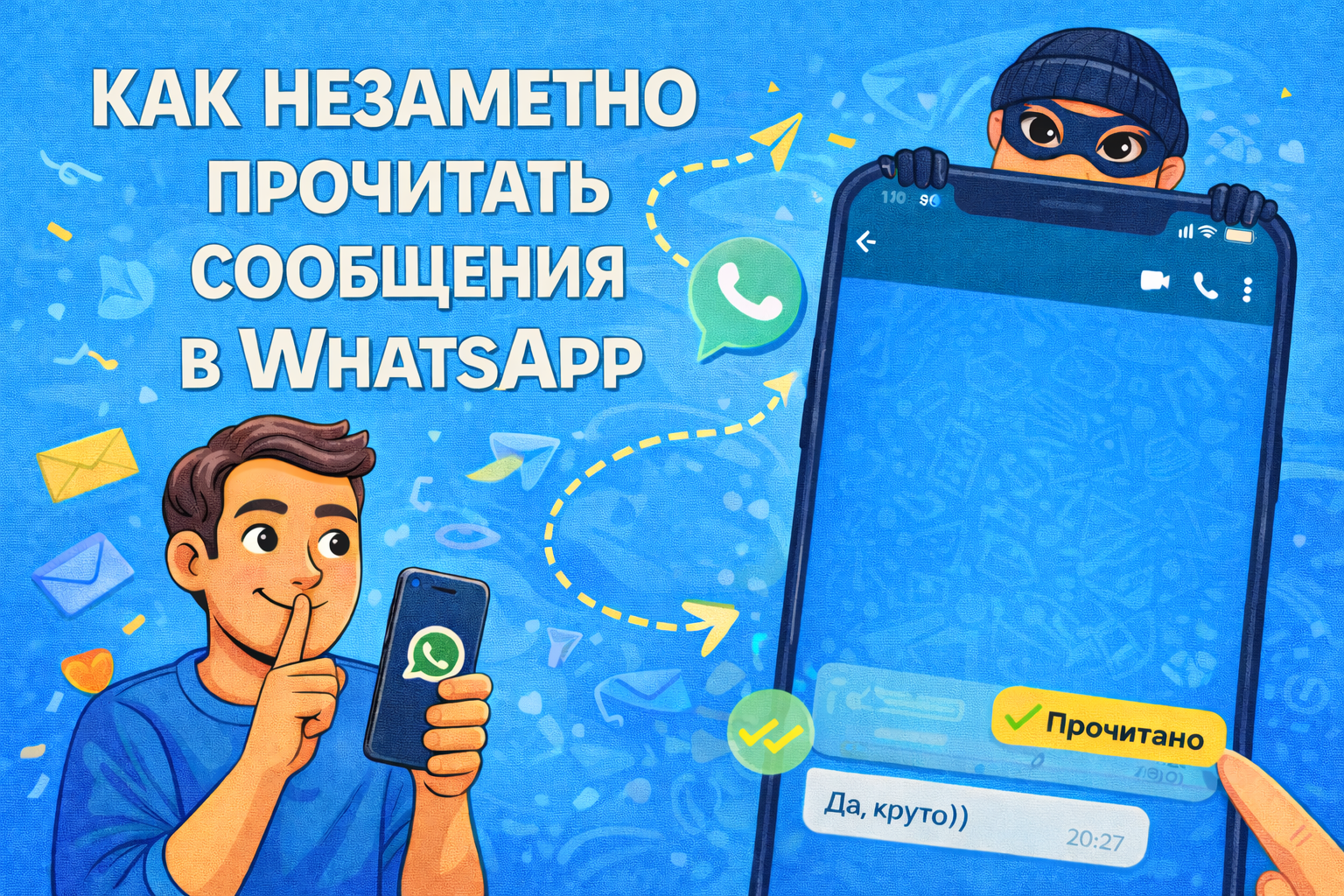 Как незаметно прочитать сообщения в WhatsApp и не выдать себя