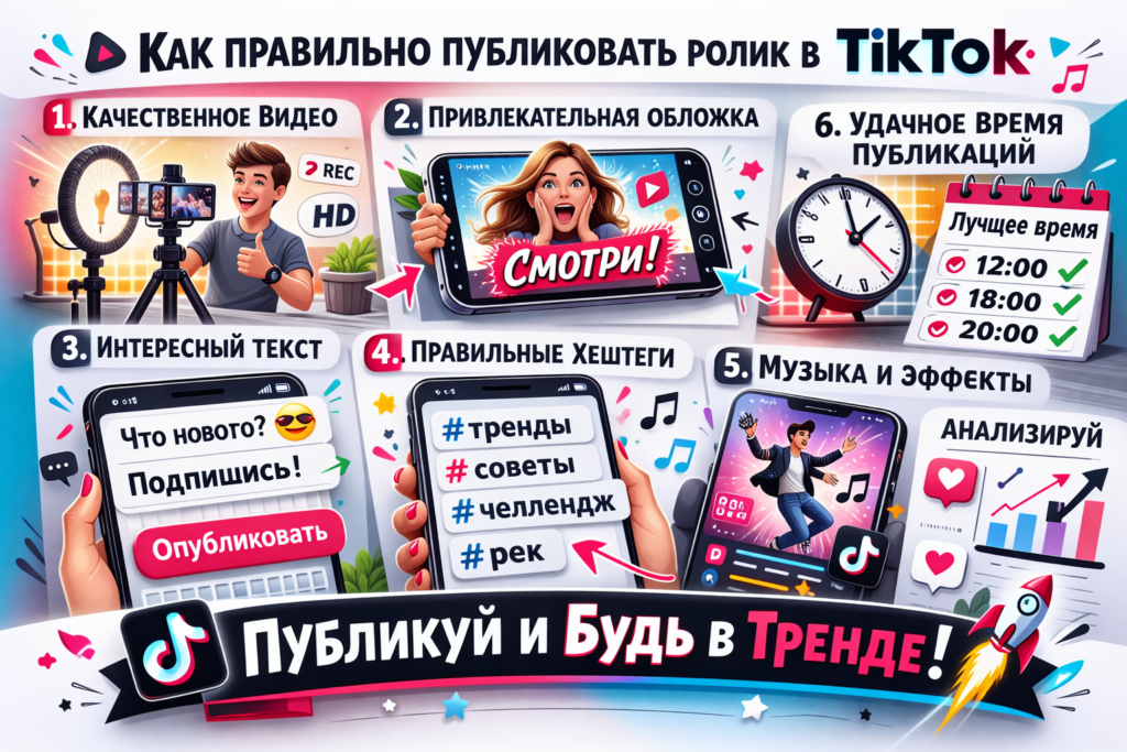 Как выкладывать TikTok в России в 2026 году: полный разбор