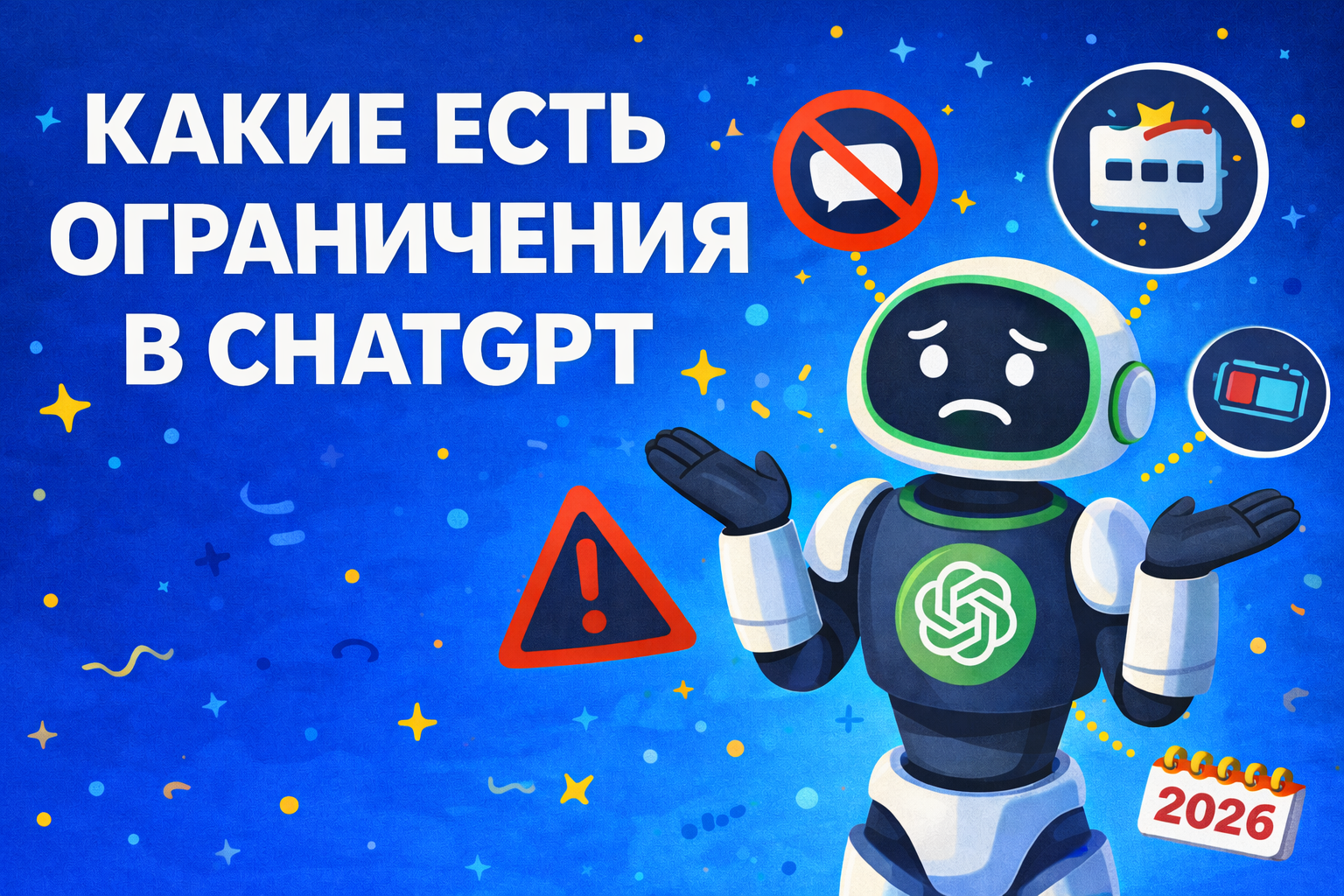 Ограничения ChatGPT: что нужно знать перед использованием