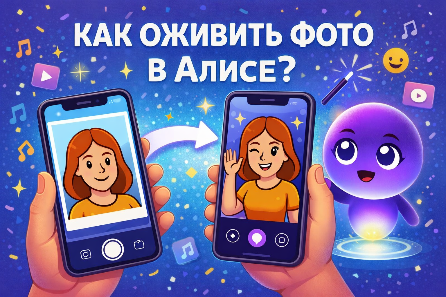 Как бесплатно оживить фото в Алисе AI: подробный гайд