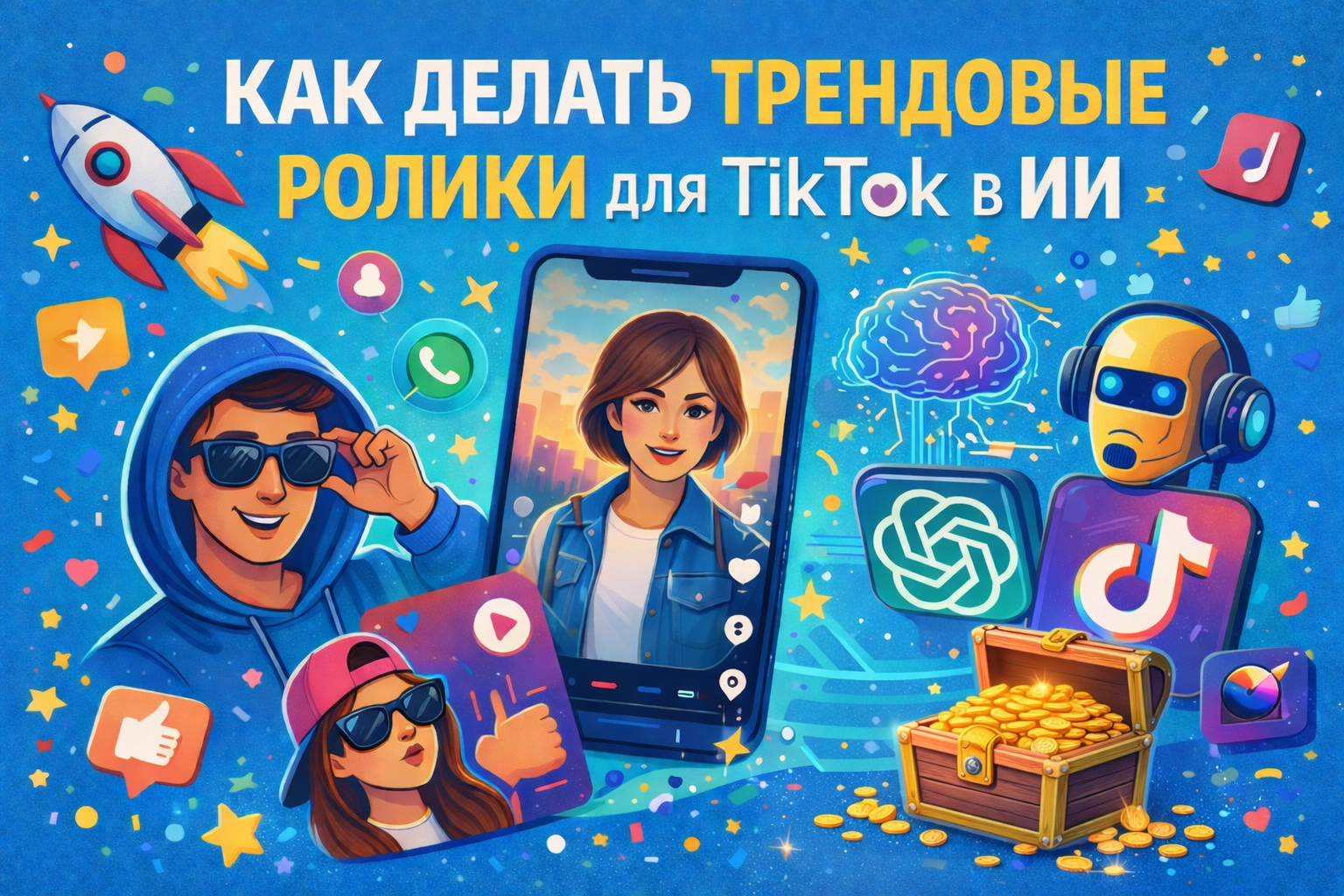 Нейросети для TikTok: как бесплатно делать трендовые видео