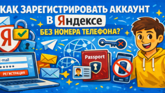 Регистрация Яндекс-аккаунта без номера телефона в 2026: простая инструкция