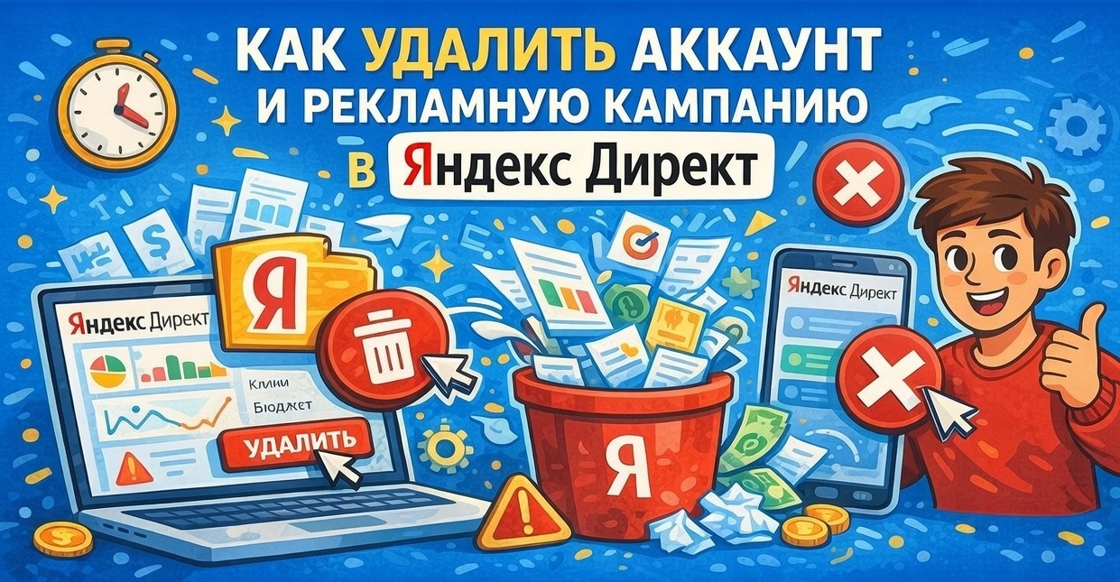 Как удалить Яндекс Директ: нюансы, пошаговая инструкция