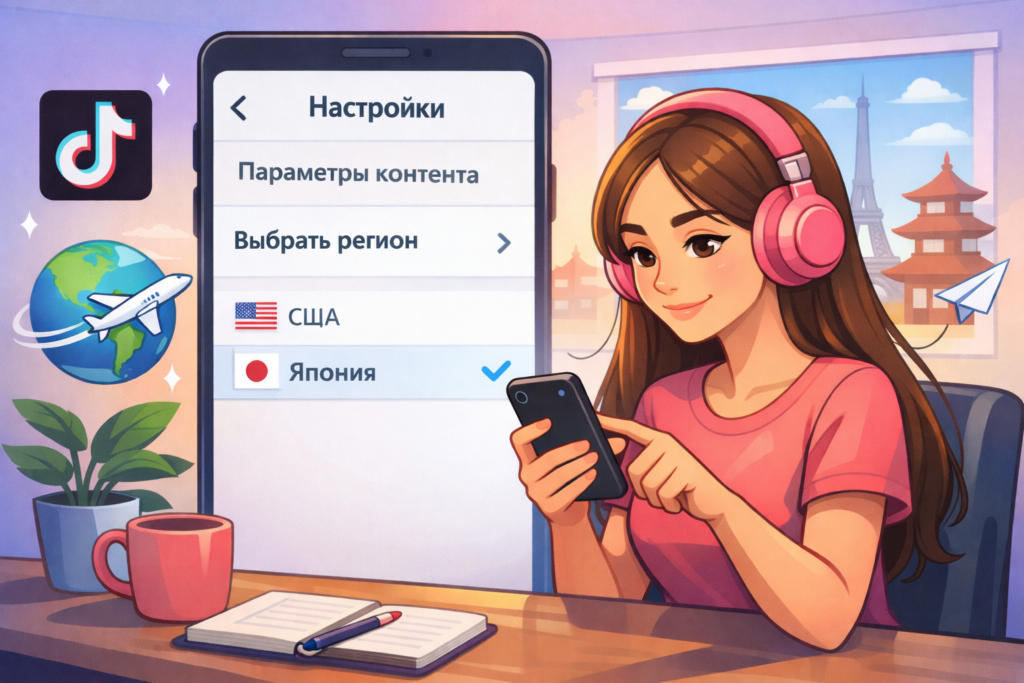 Как поменять регион в Тик Токе: подробная инструкция на 2026 год