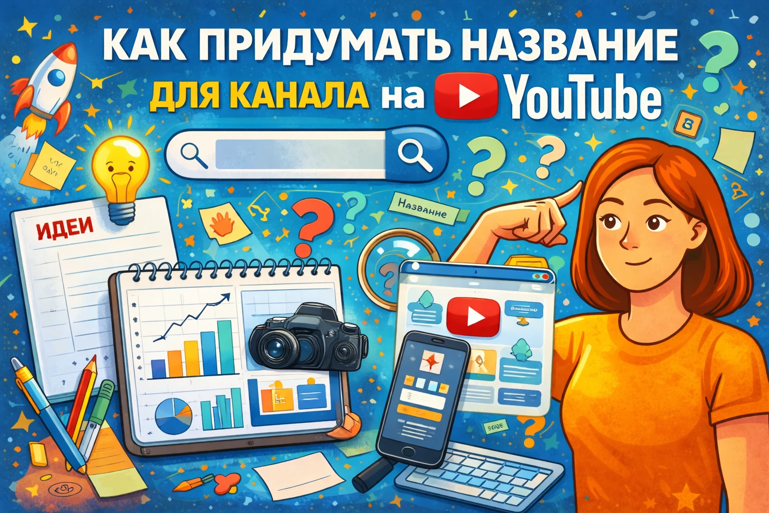 Какое название выбрать для YouTube-канала: 560 креативных примеров для разных ниш