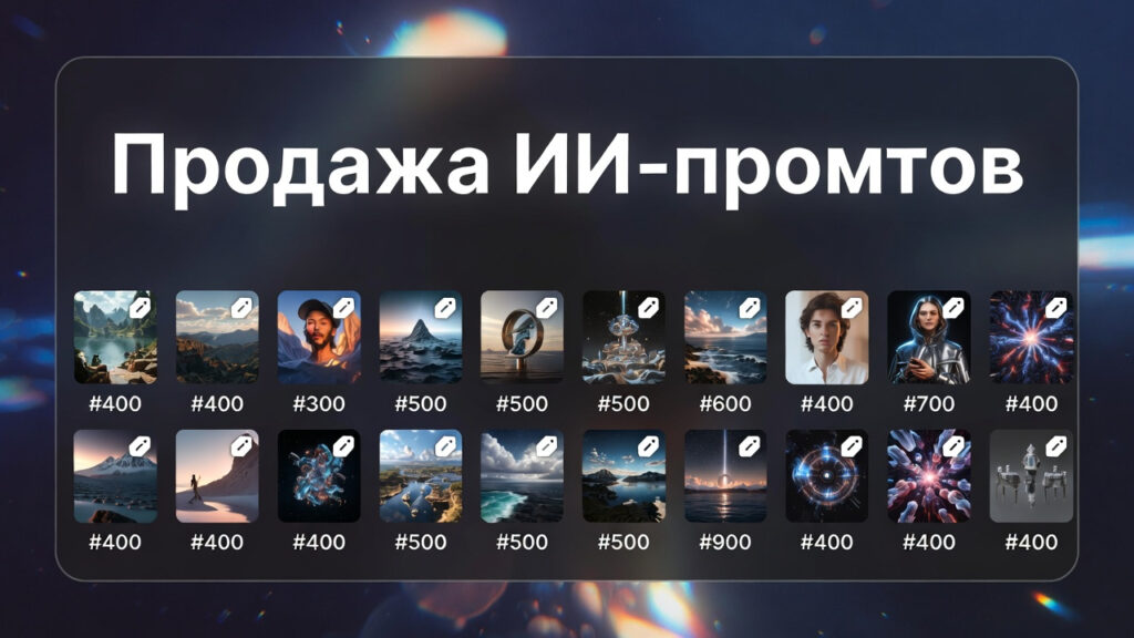 Продажа ИИ-промтов: как заработать на готовых запросах для нейросетей