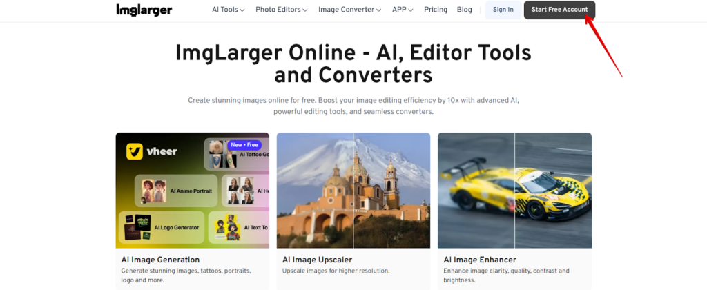 AI Image Enlarger