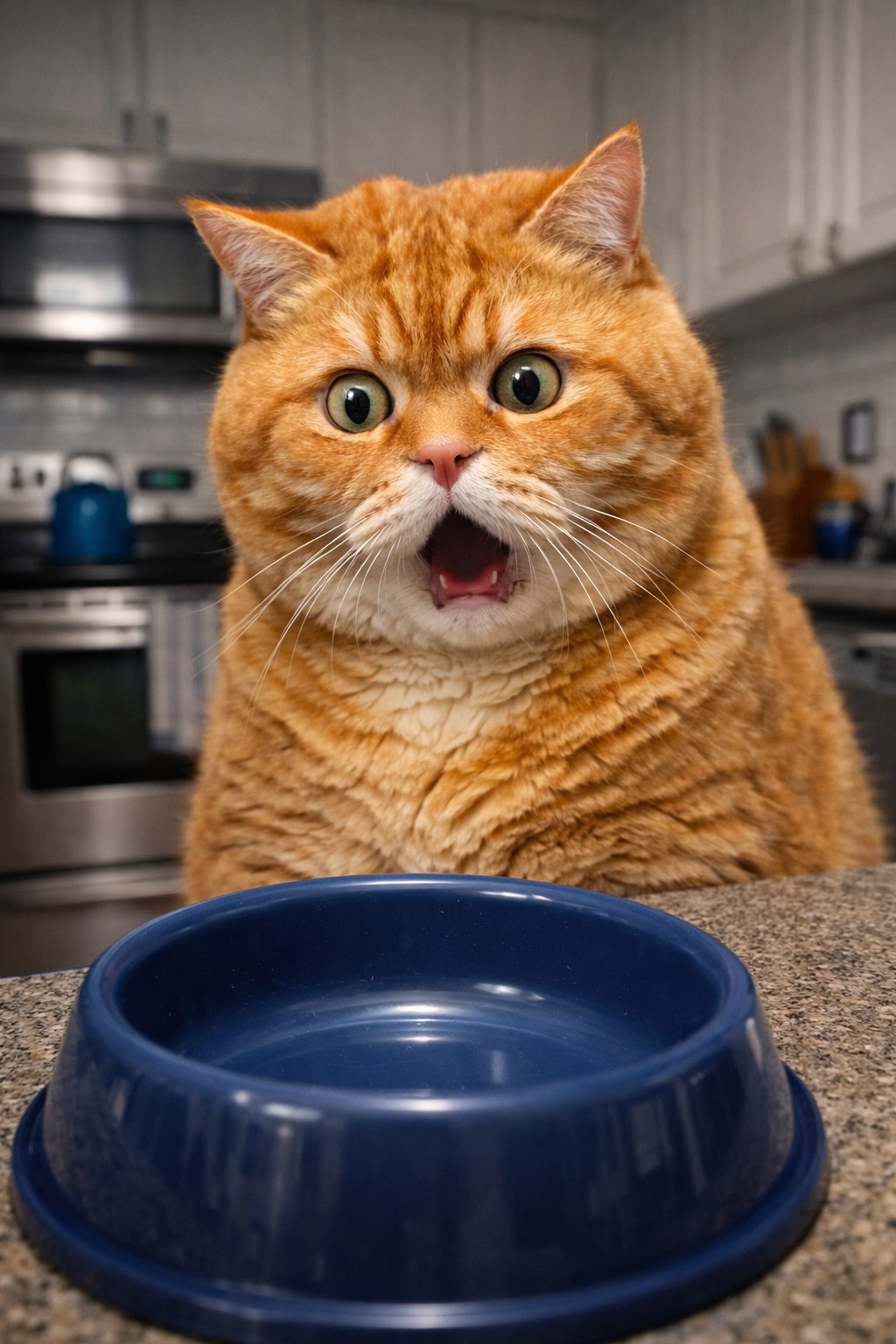 мем с удивлённым котом