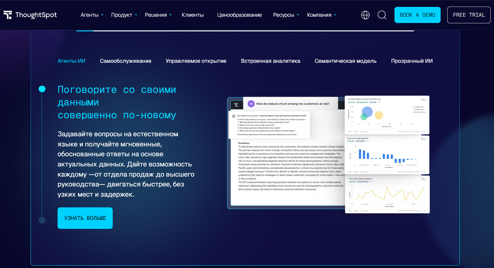задачи в ThoughtSpot