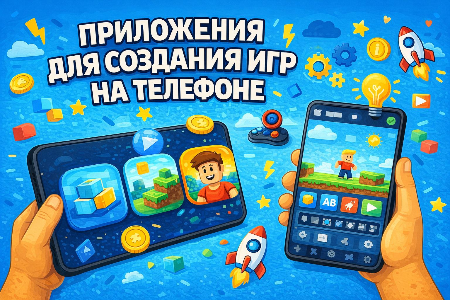 Приложения для создания игр на телефоне: от Unity до ИИ-конструкторов в 2026 году