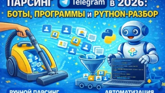 Парсинг Telegram в 2026: боты, программы и Python-разбор