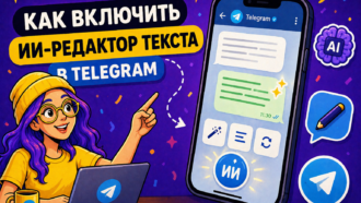 Гайд 2026: как найти и активировать ИИ-редактор в Telegram
