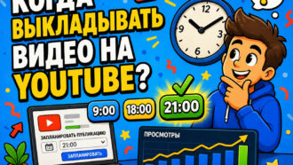 Когда лучше выкладывать видео на YouTube в 2026 году