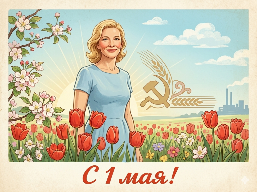 Поздравление с 1 мая от ИИ: удачные промпты для открыток