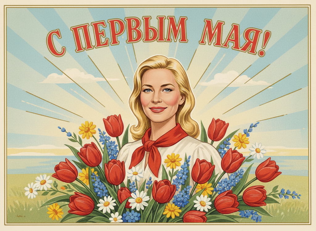 Поздравление с 1 мая от ИИ: удачные промпты для открыток