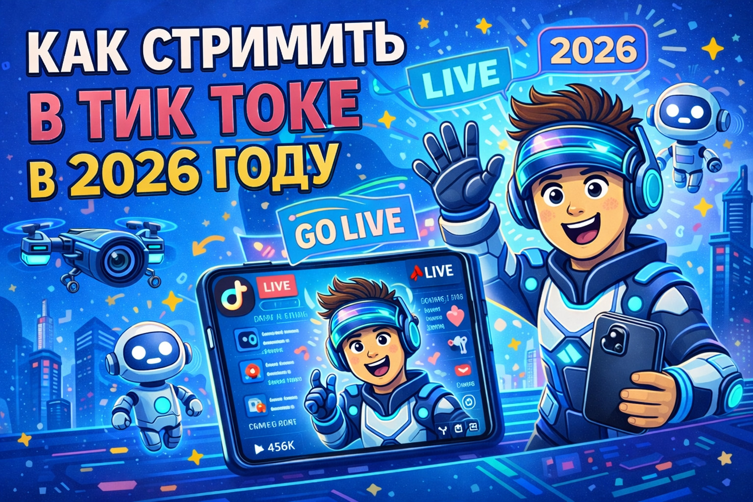 Как стримить в Тик Токе в 2026 году: инструкция для ПК и телефона
