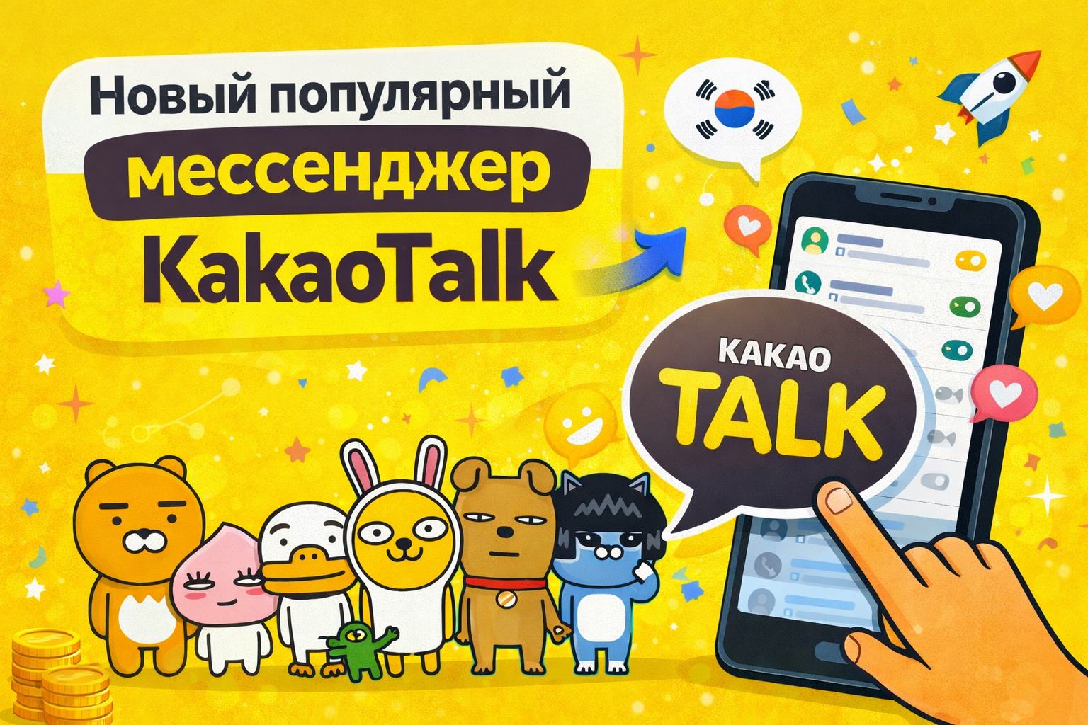 KakaoTalk — корейский мессенджер, который неожиданно стал популярен в России: большой обзор 2026 года