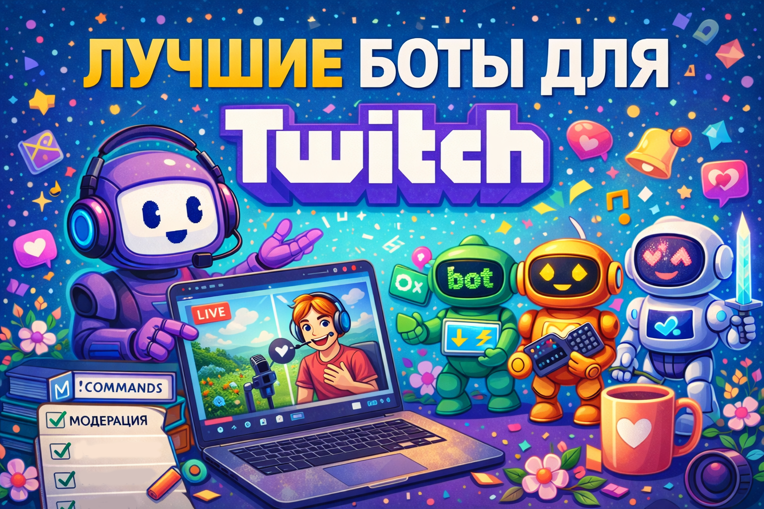 Боты для twich: зачем нужны, как выбрать подходящий